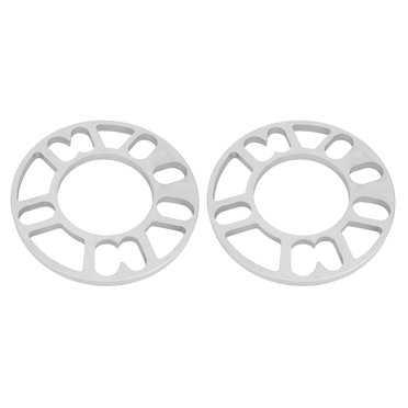 Entretoises de Roue en Alliage d'Aluminium, 2pcs 10mm Jantes de Moyeu en Alliage d'Aluminium Cales Entretoises de Roue Technologie de Bord d'Attaque