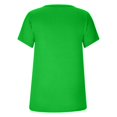 thumbnail image 4 of AherBiu Womens Tops Summer Short Sleeve Basic Tees Shirts Round Neck Slim Fitted Solid Color Tops, 4 of 6