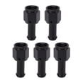 thumbnail image 1 of Automotive Fuel Line Straight Adapter, 6AN Female To 3/8 NPT Adpater Rust Resistant Black 5pcs Professional Replacement  For Fuel Lines For Fuel Filters, 1 of 8
