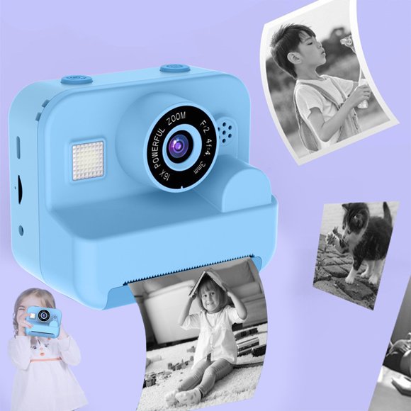 Cagogo under $5 Instant Print Camera, Kid's Printing Camera Instant Print, 2.4 Inch Screen HD Lens 24 Megapixel, Lightweight Portable Camera With Flash,Children'sToyCamera Photo Printer