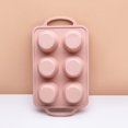 thumbnail image 3 of 6 Grid Silicone Muffin Cupcake Baking Mold Non Stick Microwave Mold Tray, 3 of 3