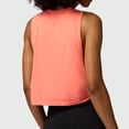 thumbnail image 4 of Timegard Womens Workout Tank Top Athletic Running Loose Cropped Top Tee Side Knot Solid Color Pullover, 4 of 4