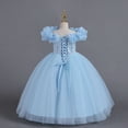thumbnail image 3 of Robes Formelles pour Filles Robes de Bal à Épaules Dénudées Robe en Tulle Robe Filles pour Filles 9-10 Ans, 3 of 4