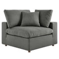thumbnail image 4 of Modway Commix Canapé Sectionnel 8 Pcs Surrempli Garni de Duvet Gris, 4 of 5