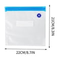 thumbnail image 4 of Sacs pour Scelleuse sous Vide pour Aliments, Sacs de Rangement Réutilisables pour Marinades, Conception à Double Fermeture Éclair Étanche, Sacs Transparents de Qualité Alimentaire pour Congélateur, Compatibles Micro-Ondes, Cuisine et Voyage, 4 of 7