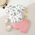 thumbnail image 4 of Birdeem Mode Garçons et Filles T-Shirts Décontractés à Manches Courtes Col Rond Col Bouton Ensembles de Shorts Imprimés, 4 of 12