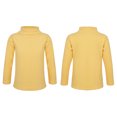 thumbnail image 1 of Yeahdor Chandails Thermiques à Manches Longues pour Garçon Fille, Doublés en Molleton, Couche de Base de Compression, T-Shirts à Col Rond, T-Shirts Doux, Jaune 90, 1 of 7