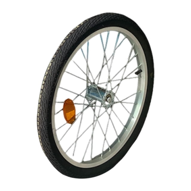 Almencla Trailer Wheel Great Traction Easy Installation Bicycling Spare Wheel 16 inch