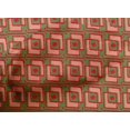 thumbnail image 4 of oneOone Cotton Cambric Fabric Square & Floral Block Printed Fabric 1 Yard 56 Inch Wide, 4 of 4