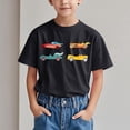 thumbnail image 2 of WRKEKC T-Shirts d'Été pour Garçons, T-Shirts Décontractés pour Garçons, T-Shirts Polyvalents Décontractés à Manches Courtes pour Enfants avec Motif Imprimé et Col Rond, 2 of 6