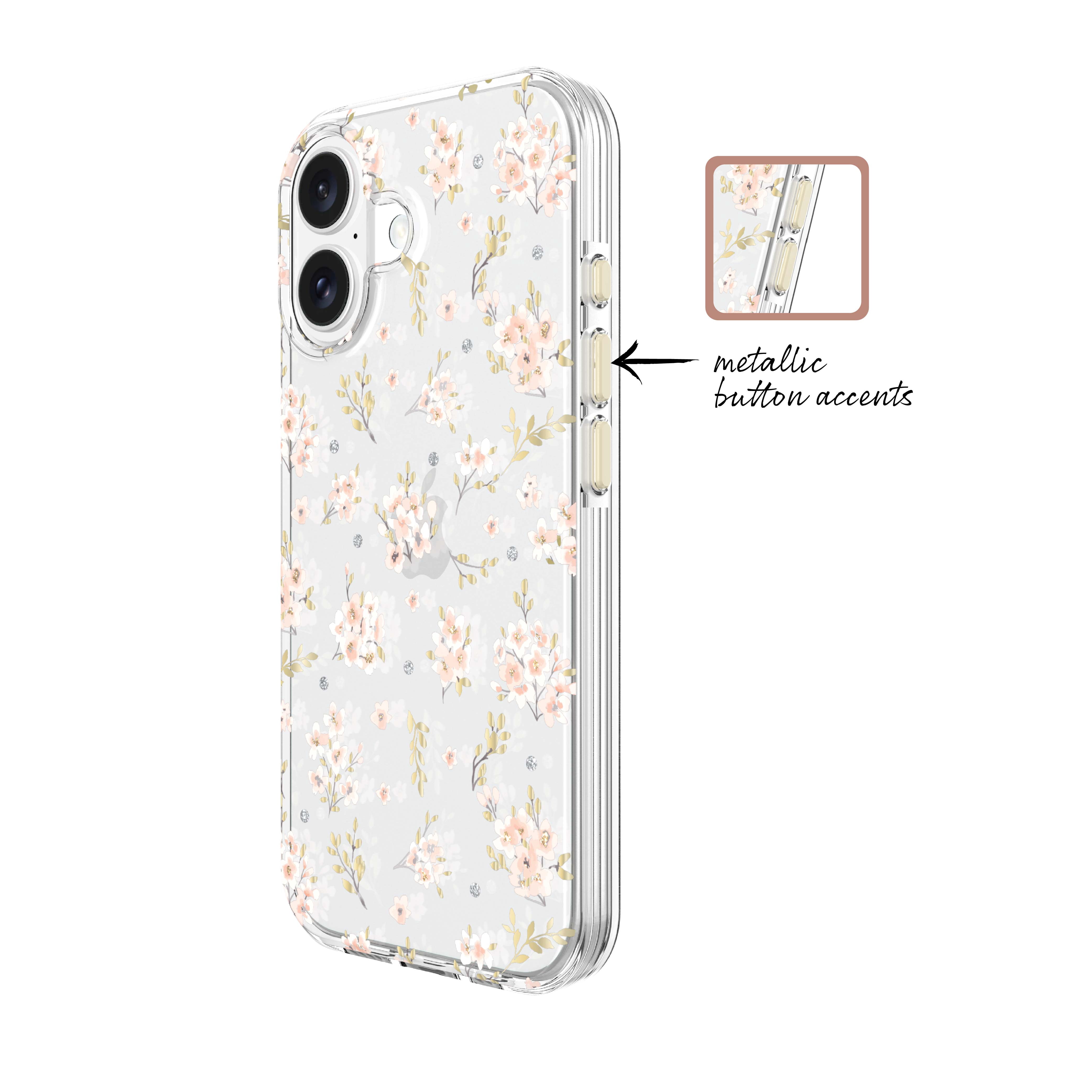 Petite Pink Floral Phone Case for iPhone 17