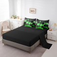thumbnail image 3 of YST 7-Piece Ballet Dance Comforter Set, Black Green, Queen, 3 of 4