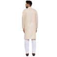 thumbnail image 3 of Maple Clothing Kurta-Pyjama Décontracté Indien pour Homme en Coton (Blanc Cassé, TG), 3 of 6