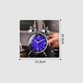 thumbnail image 2 of 4 inches Twin Bell Alarm Clock, Loud Alarm Clock with Backlight for Bedroom, Battery Operated, 2 of 6