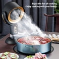 thumbnail image 4 of Portable Range Hood, 2 Gears Dual Speed Quiet Portable Kitchen Exhaust Fan Desktop Kitchen Hood with Detachable Cooling Filter Oil Collection Box for Indoor BBQ, 4 of 7