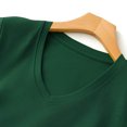 thumbnail image 4 of Timegard Womens Tops V Neck Short Sleeve Comfy Solid Color Basic Tee Casual Loose Workout Top Summer, 4 of 4