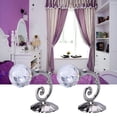 thumbnail image 2 of Agiferg 2X Grand Porte-Rideau Mural en Métal Cristal Verre pour Attache, Support de Suspension, 2 of 2