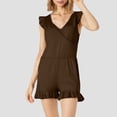 thumbnail image 2 of QHFBli Swim Romper with Built in Bra and Pockets Swim Dress Modest One Piece Swimsuit Full Coverage Bathing Suit, 2 of 6