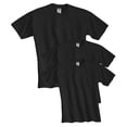 thumbnail image 1 of T-Shirts Blancs pour Hommes à Manches Courtes avec Poche, Lot de 3, 1 of 1