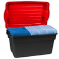 thumbnail image 3 of Gracious Living 132 Litre Hinge Top Tote Black with Red Lid, 3 of 10