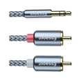 thumbnail image 3 of spellwife Essager 3.5mm to RCA Braided Cable Splitter Cord TV Computer Amplifier Audio Adapter Cable, 5 Meter, 3 of 7