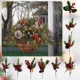 thumbnail image 3 of Cuttings Needles Flower Branch Accessories Holiday Decoration Simulation Plant Red Fruit Berry Fruit Branch, 3 of 8
