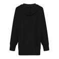 thumbnail image 3 of RKSTN Womens Sweatshirt Fashion Casual Slim Zipper Hoodie Solid Color Drawstring Fit Soft Tops with Pockets, 3 of 4
