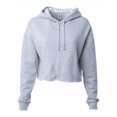 thumbnail image 1 of Independent Trading Co. Womens Lightweight Cropped Hooded Sweatshirt, L, 1 of 1