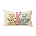 thumbnail image 1 of Throw Pillows for Coucheaster Lumbar Pillow Covers 11.81X16.68 He Is Risen Spring Bunny Throw Religious Pillows Case Decorative Linen Throw Pillow Covers for Couch Home, 1 of 8