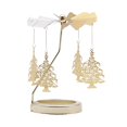 thumbnail image 4 of ziyahi Spinning Tea Light Candle Holder Candle Lover Ornament Rotating Candlestick Tree, 4 of 9