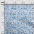 thumbnail image 2 of oneOone Cotton Poplin Blue Fabric Abstract Floral Craft Projects Decor Fabric Printed By The Yard 56 Inch Wide-2rb, 2 of 5