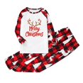thumbnail image 2 of Pyjama Enfants Pyjama Lettre Filles Pyjama Coton Biologique Pyjama de Noël pour les Enfants, 2 of 5