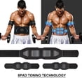 thumbnail image 4 of Newest EMS Abdominal & Arm Toning Kit with Touch Screen Control - Fitness Tracker, Fat Burner & Massage Tool for Waist/Arm Sculpting, Lazy-Friendly Workout Equipment, Versatile for, 4 of 6