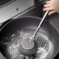 thumbnail image 3 of Cleaning Brush for Kitchen Cleaning - Steel Wool Scrubber Multipurpose Stainless Steel Scrubber with Long Handle and Durable Brush Head for Dishes Pots Pans Grills Cleaning, 3 of 7