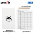 thumbnail image 1 of Portable Golf Score Book With Pencil And Score Card PU Leather Material Score Notebook Cartoon Animal Golf Accessories Drop Ship Shiba Inu, 1 of 6