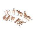 thumbnail image 3 of 12pcs Various Plastic Dinosaurs Fossil Skeleton Dino Figures Kids Toy Gift, 3 of 6