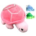 thumbnail image 1 of OULII 3Pcs Cute Turtle Stuffed Animal Plush Doll With PP Cotton Material For Women Giving, 1 of 8