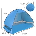 thumbnail image 2 of Unique Bargains Lightweight Picnic Fishing Beach Shade Tent Sun Shelter Pop up Instant Portable Family Anti UV Cabana, 2 of 7