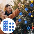 thumbnail image 1 of RKSTN Fall Decorations for Home 36PCS Christmas Xmas Tree Ball Bauble Hanging Home Party Ornament Decor 6CM Decorations, 1 of 7