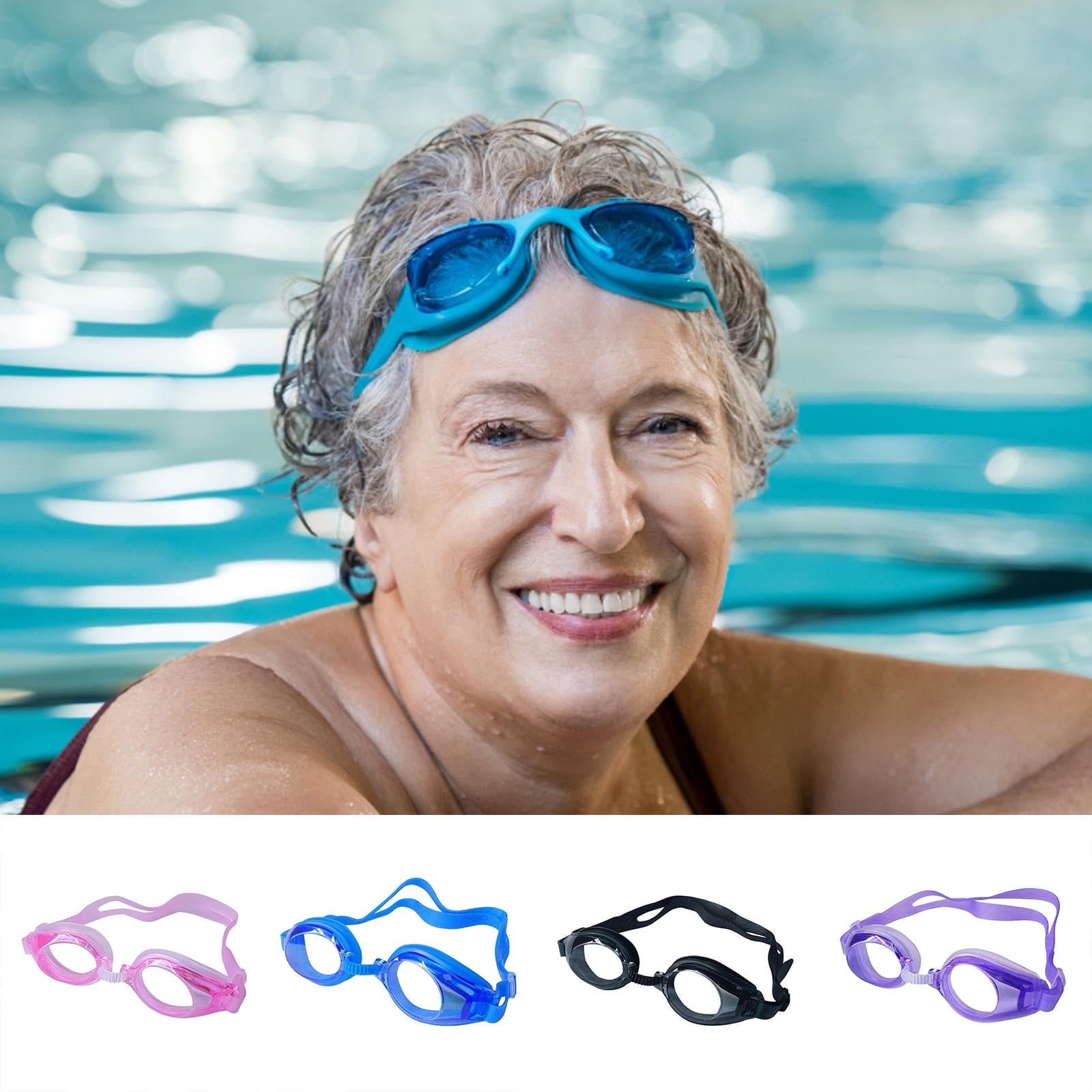 Vert dynamique lunettes de natation professionnelles, Anti-buée Vert dynamique lunettes de natation professionnelles, Anti-buée