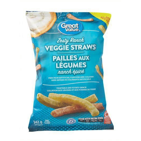 Pailles aux légumes Ranch épicé Great Value