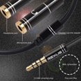 thumbnail image 4 of 3.5mm Headset Adapter Y Splitter Jack Cable with Separate Microphone and Audio Headphone, 4 of 8