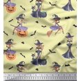 thumbnail image 1 of Soimoi Rayon Fabric Magic Potion,Bat & Witch Halloween Decor Fabric Printed Yard 42 Inch Wide, 1 of 3