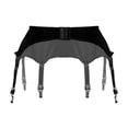thumbnail image 3 of Women Garter Belt 6 Straps Metal Clip Suspender for High Stocking, 3 of 5