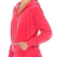 thumbnail image 4 of White Mark Ensemble de Survêtement en Velours pour Femmes, 2 Pcs, 4 of 6