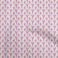 thumbnail image 1 of oneOone Rayon Pale Pink Fabric Floral Craft Projects Decor Fabric Printed By The Yard 56 Inch Wide, 1 of 5
