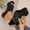 Black, variant on Gspmoly Womens Slide Sandal, Fashion Women Casual Round Head Slippers Comfy Beach Casual Shoes Slippers Women Black 39