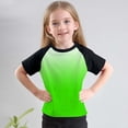 thumbnail image 3 of Plebaso T-Shirts de Mode pour Enfants Unisexe T-Shirts à Dégradé Col Rond Garçons Filles T-Shirts d'Été Hauts, 3 of 7