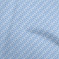 thumbnail image 1 of oneOone Georgette Viscose Medium Blue Fabric Chevron Sewing Craft Projects Fabric Prints By Yard 42 Inch Wide, 1 of 4