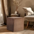 thumbnail image 2 of Meridian Furniture Ottomane/tabouret Brun Roy, 2 of 8